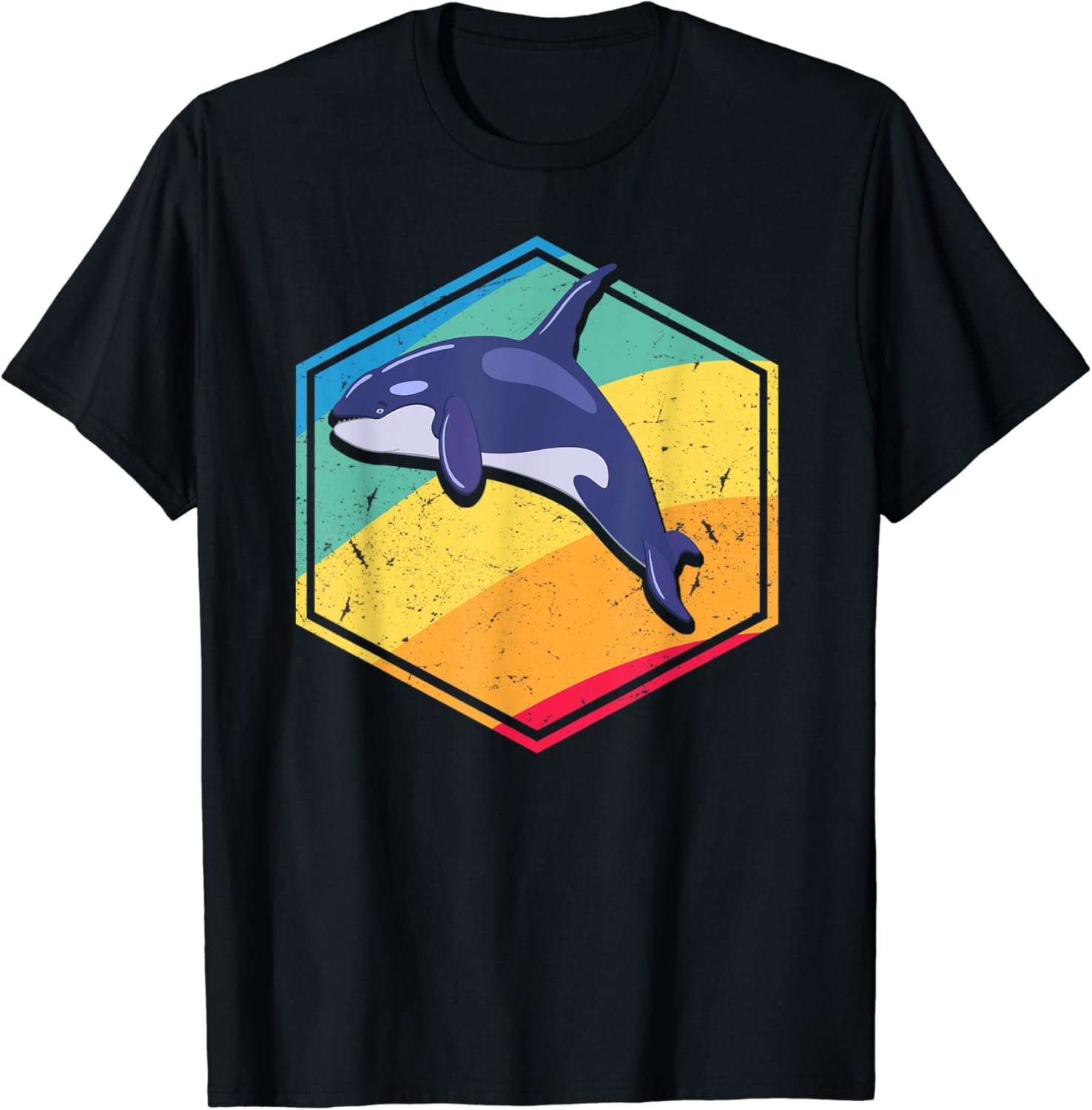 Whale Shirt Retro Style TShirt Clothing, Shoes & Jewelry